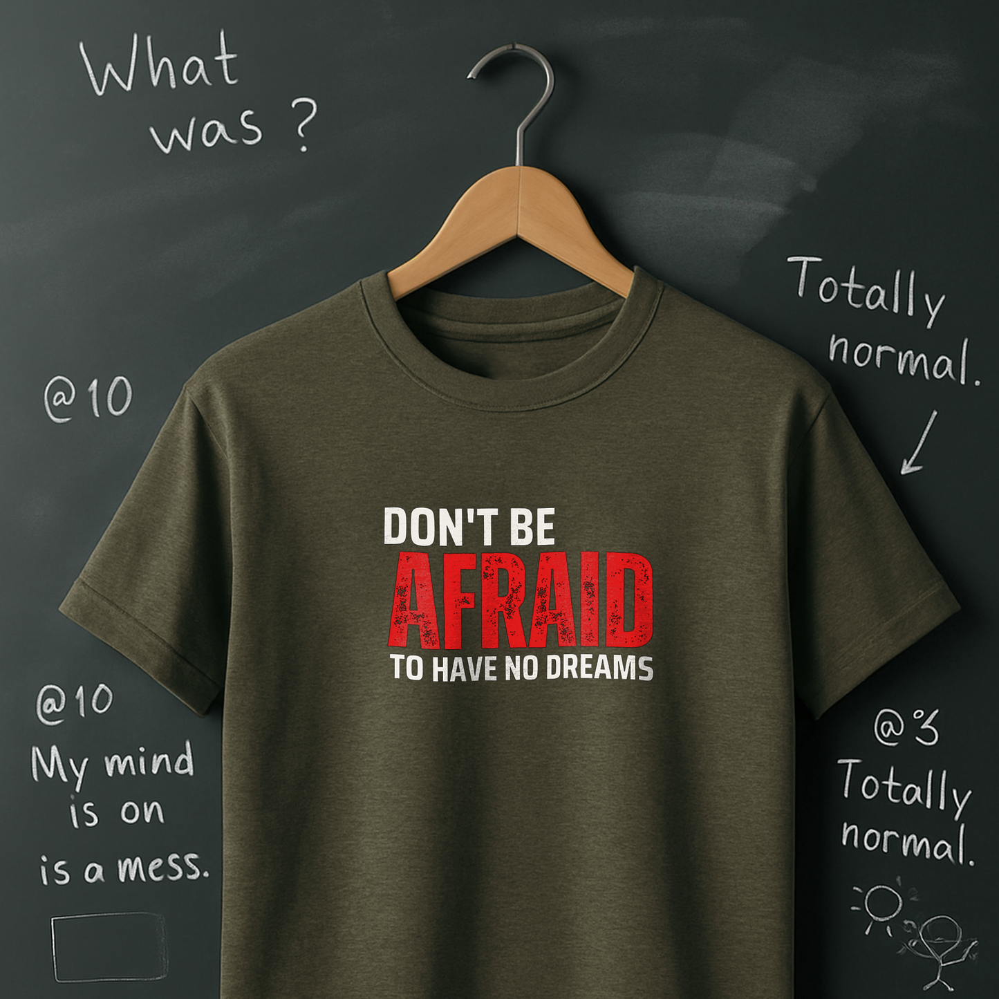 Don't Be Afraid to Have No Dreams T-Shirt