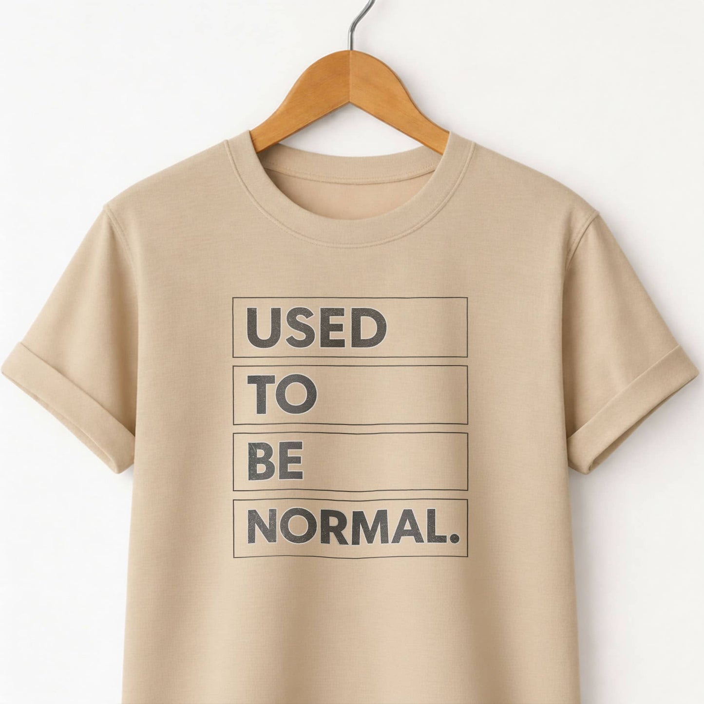 Used to be Normal T-Shirt — Humor Graphic Tee