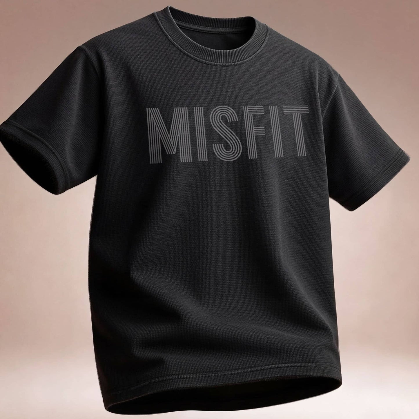 Misfit T-Shirt — Minimal Retro Line Typography