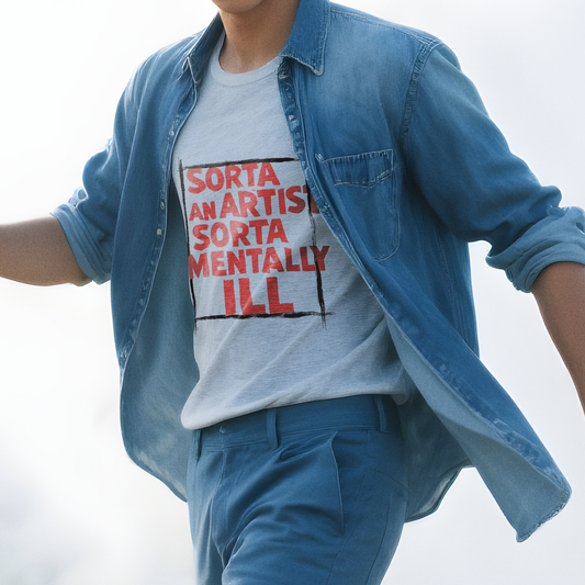 Sorta an Artist Sorta Mentally Ill - T-Shirt