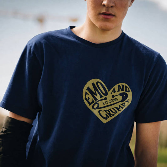 Emo & Grumpy T-Shirt — Moody Graphic Tee for Teens & Alternative Style