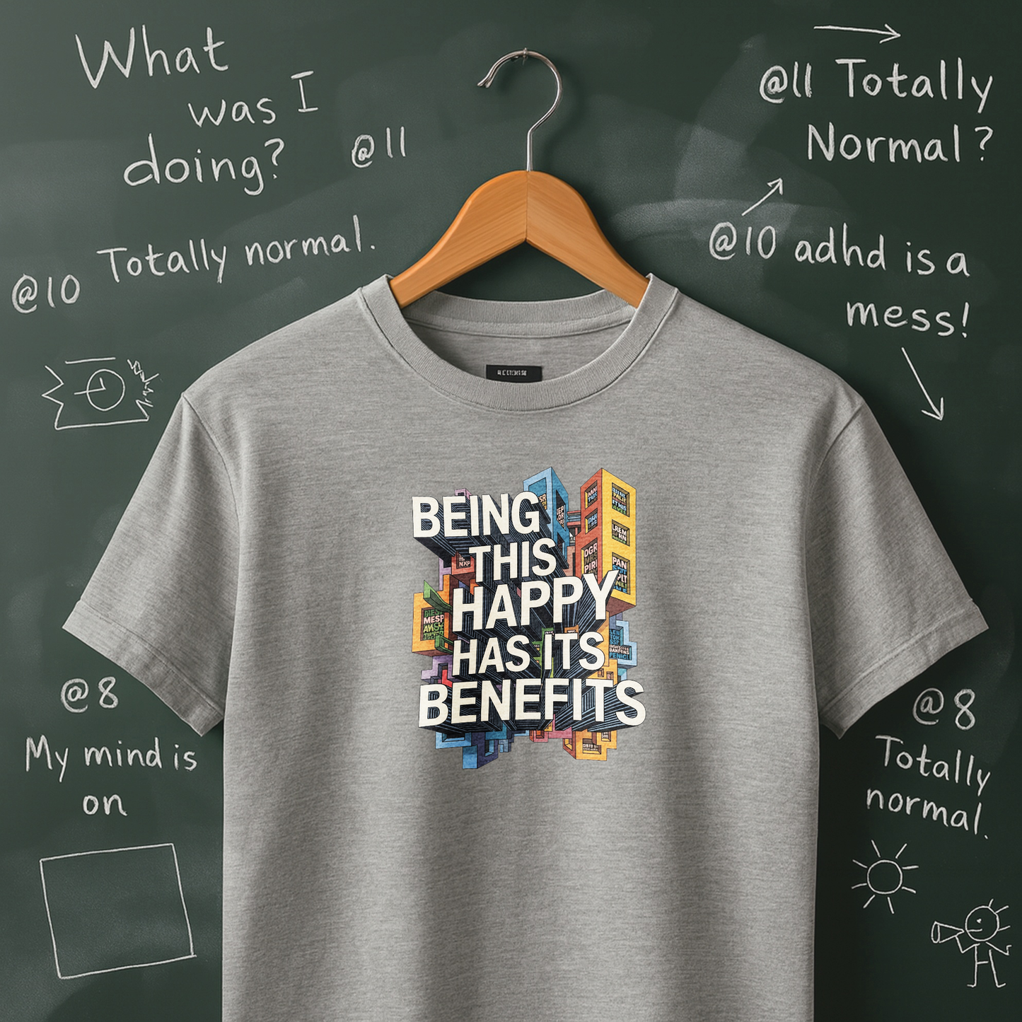 Being This Happy Has Its Benefits T-Shirt
