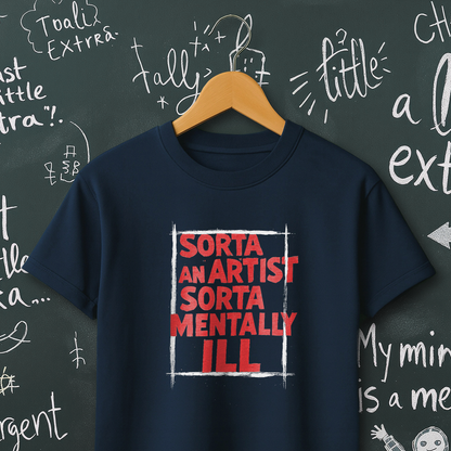 Sorta an Artist Sorta Mentally Ill T-Shirt