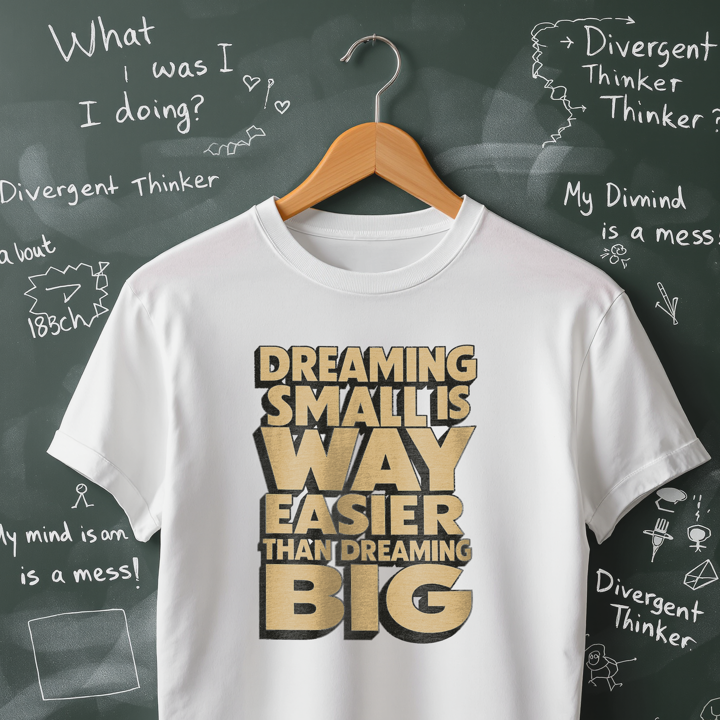 Dreaming Small is Way Easier Than Dreaming Big T-Shirt