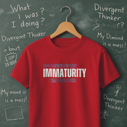 Not Giving Up My Immaturity Without a Fight T-Shirt