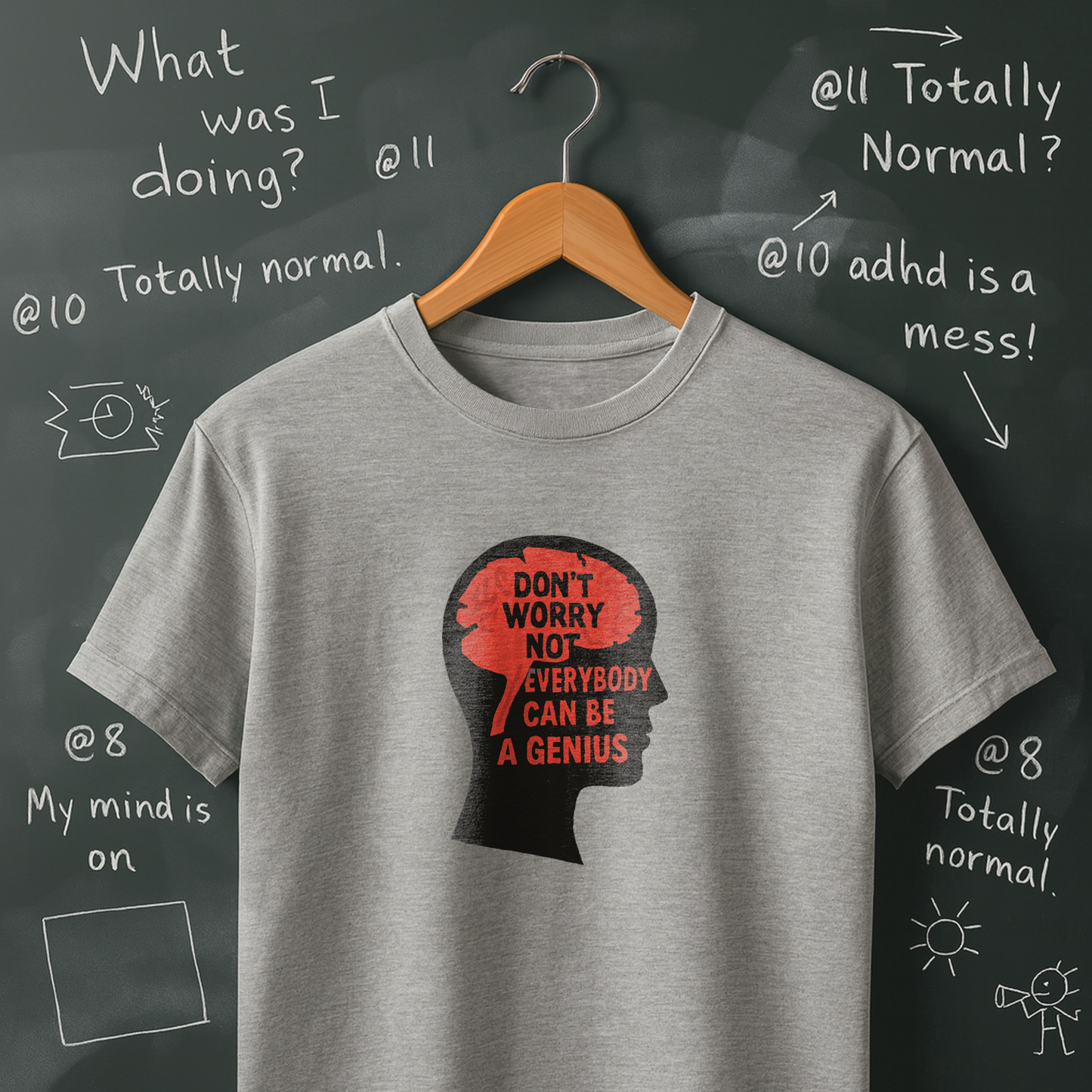 Don't Worry Not Everybody Can Be a Genius T-Shirt