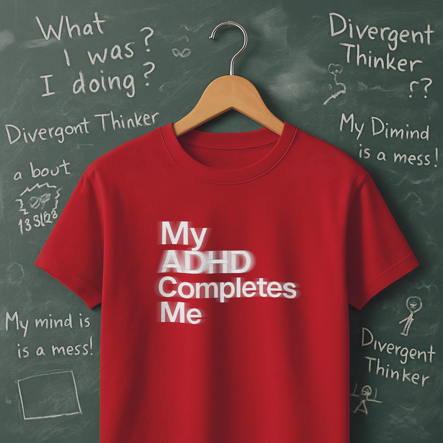 My ADHD Completes Me T-Shirt