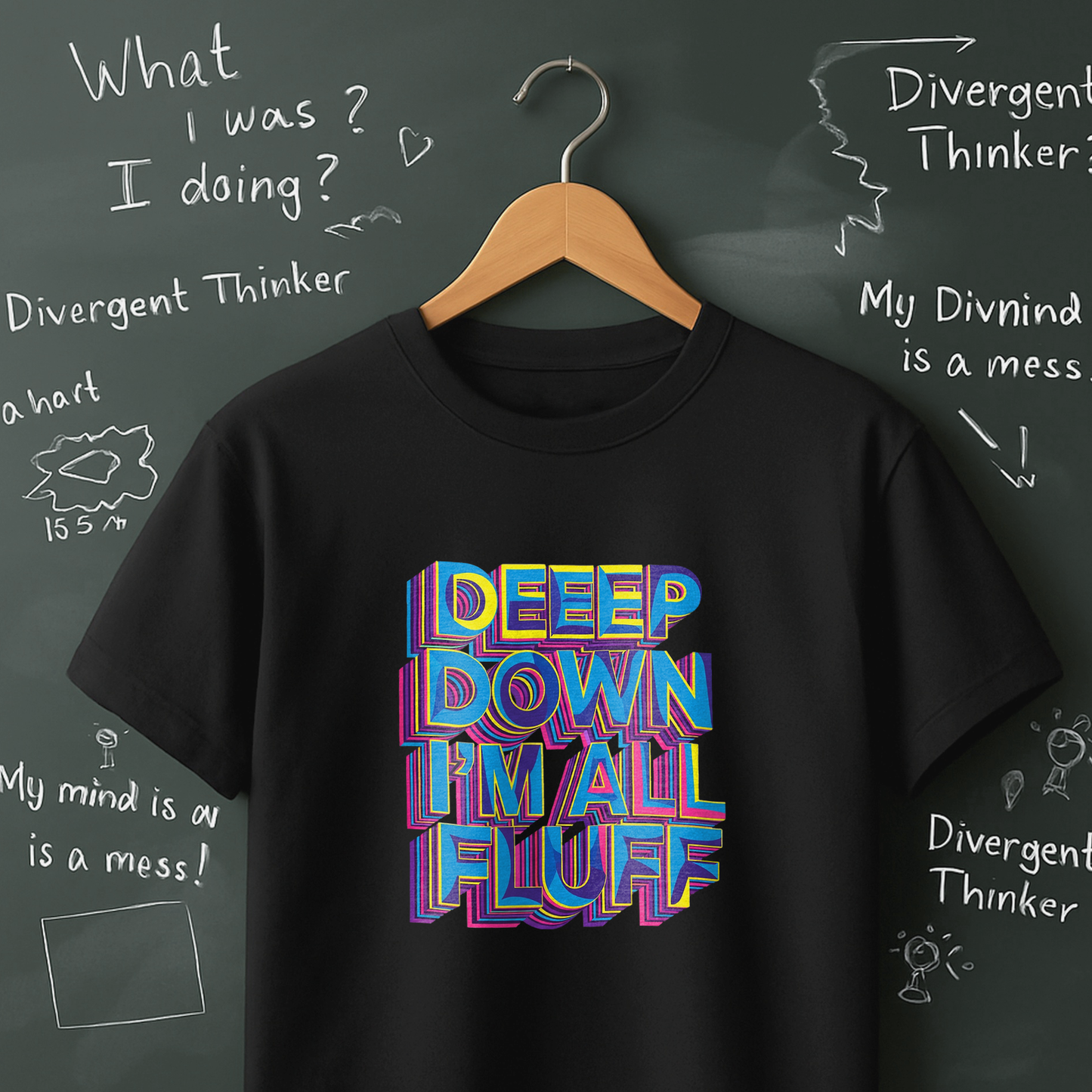 Deeep Down I'm All Fluff T-Shirt
