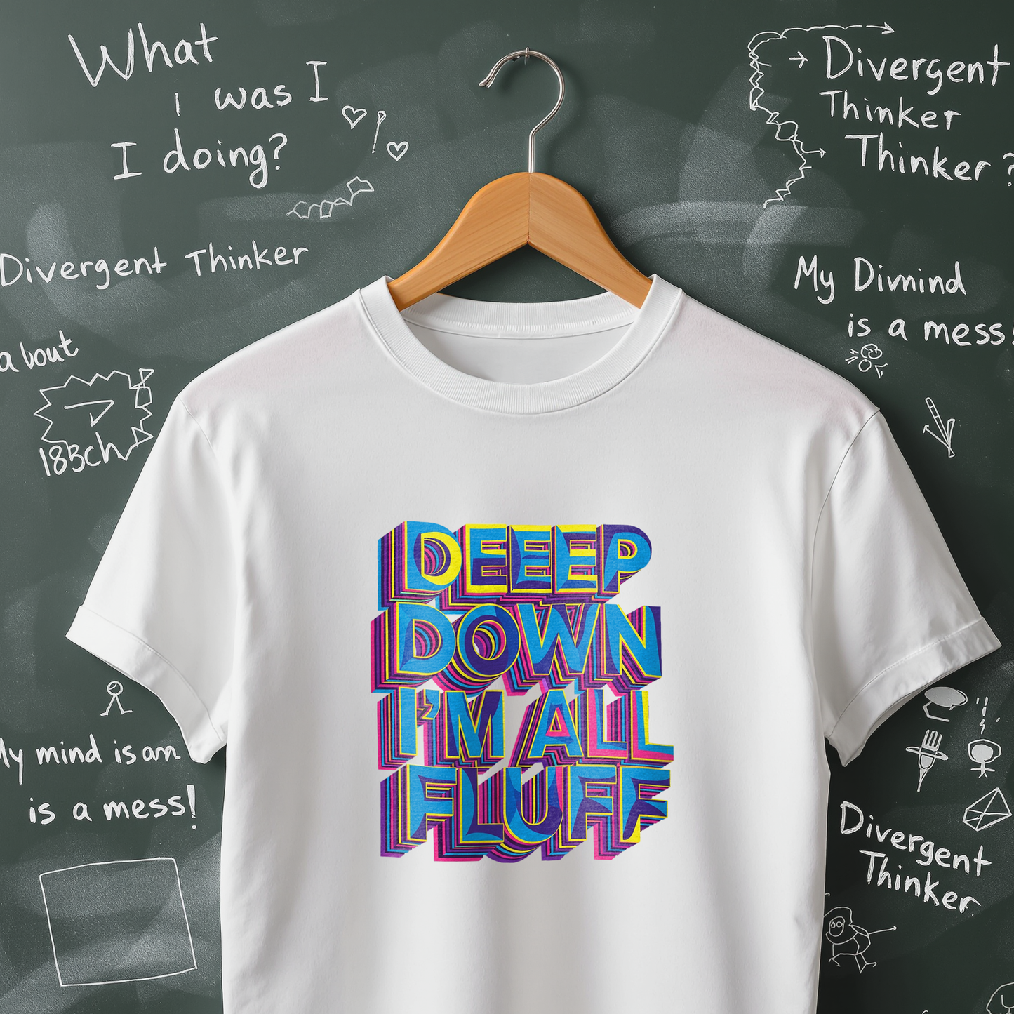 Deeep Down I'm All Fluff T-Shirt