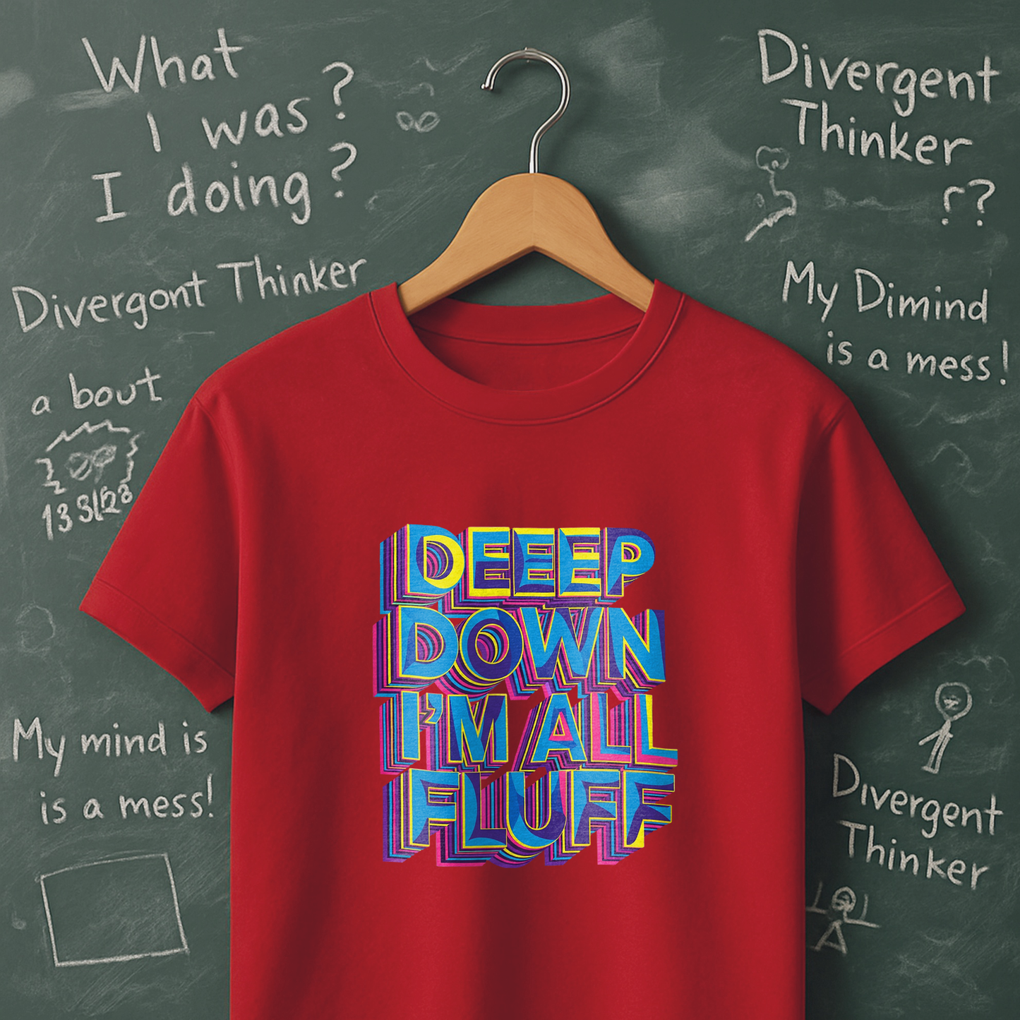 Deeep Down I'm All Fluff T-Shirt