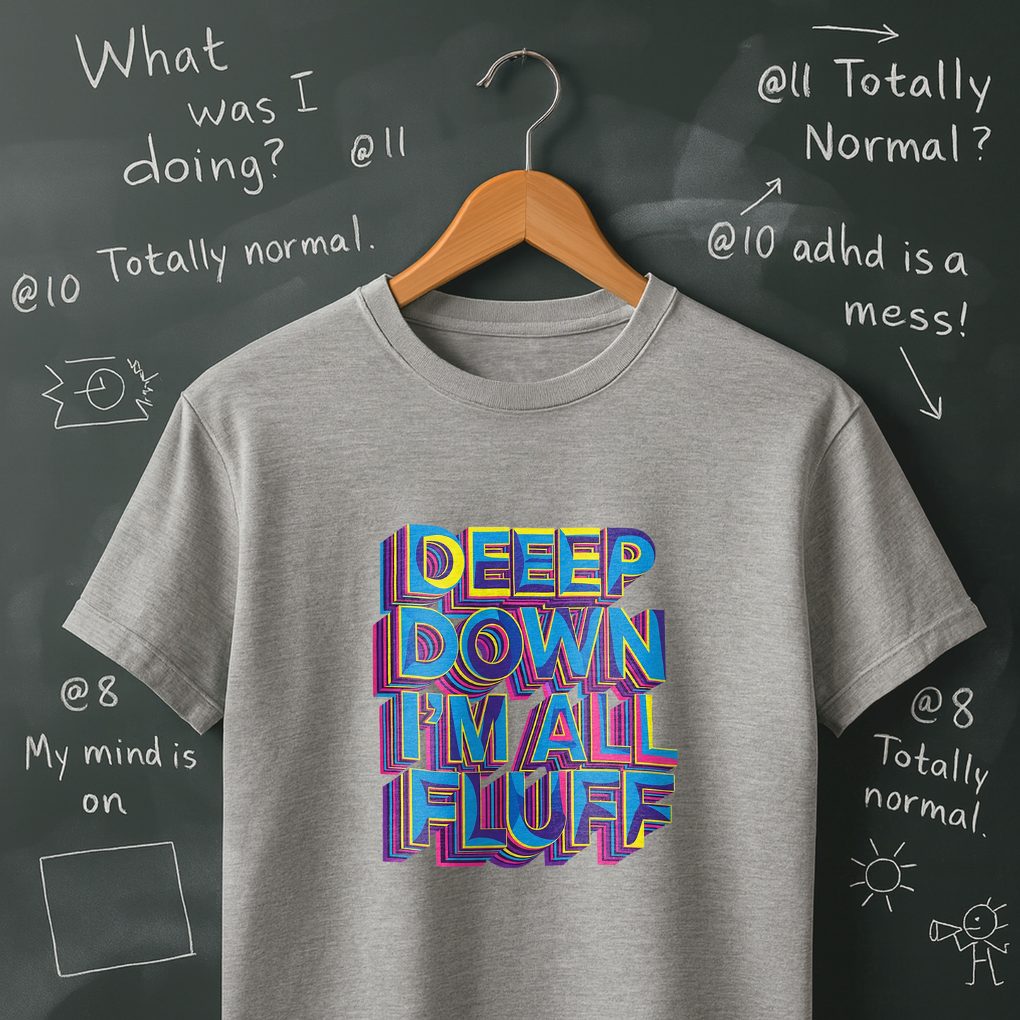 Deeep Down I'm All Fluff T-Shirt