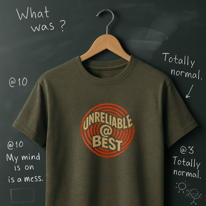 Unreliable at Best T-Shirt
