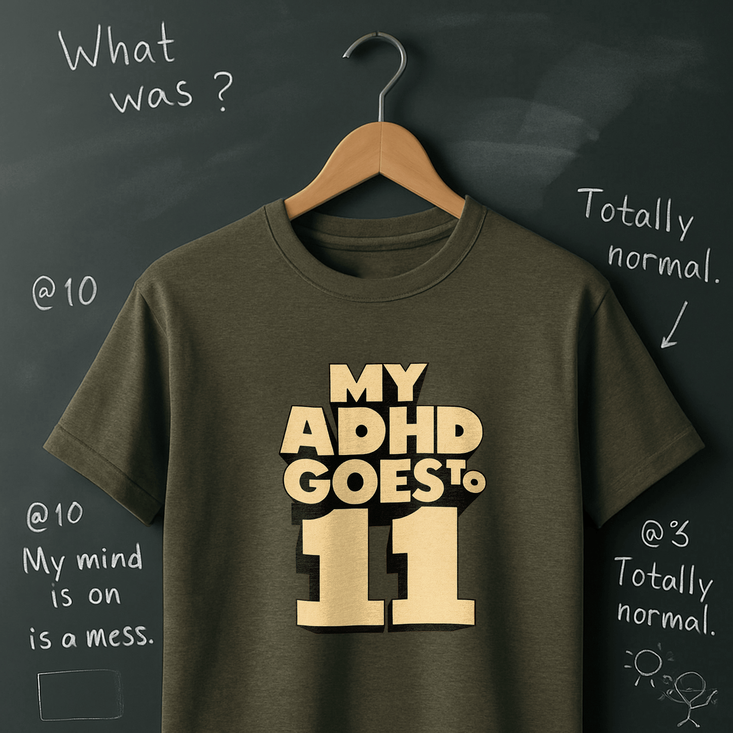 My ADHD Goes to 11 T-Shirt