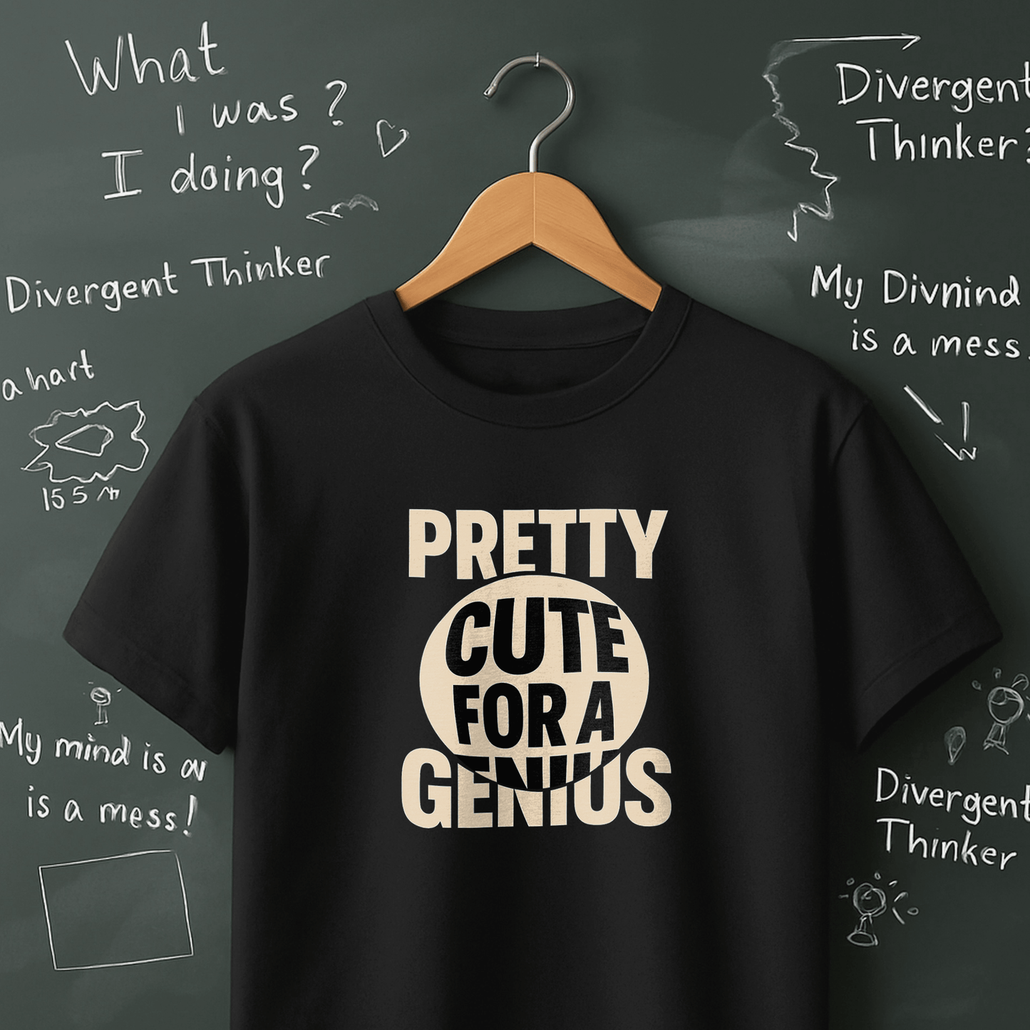 Pretty Cute for a Genius T-Shirt