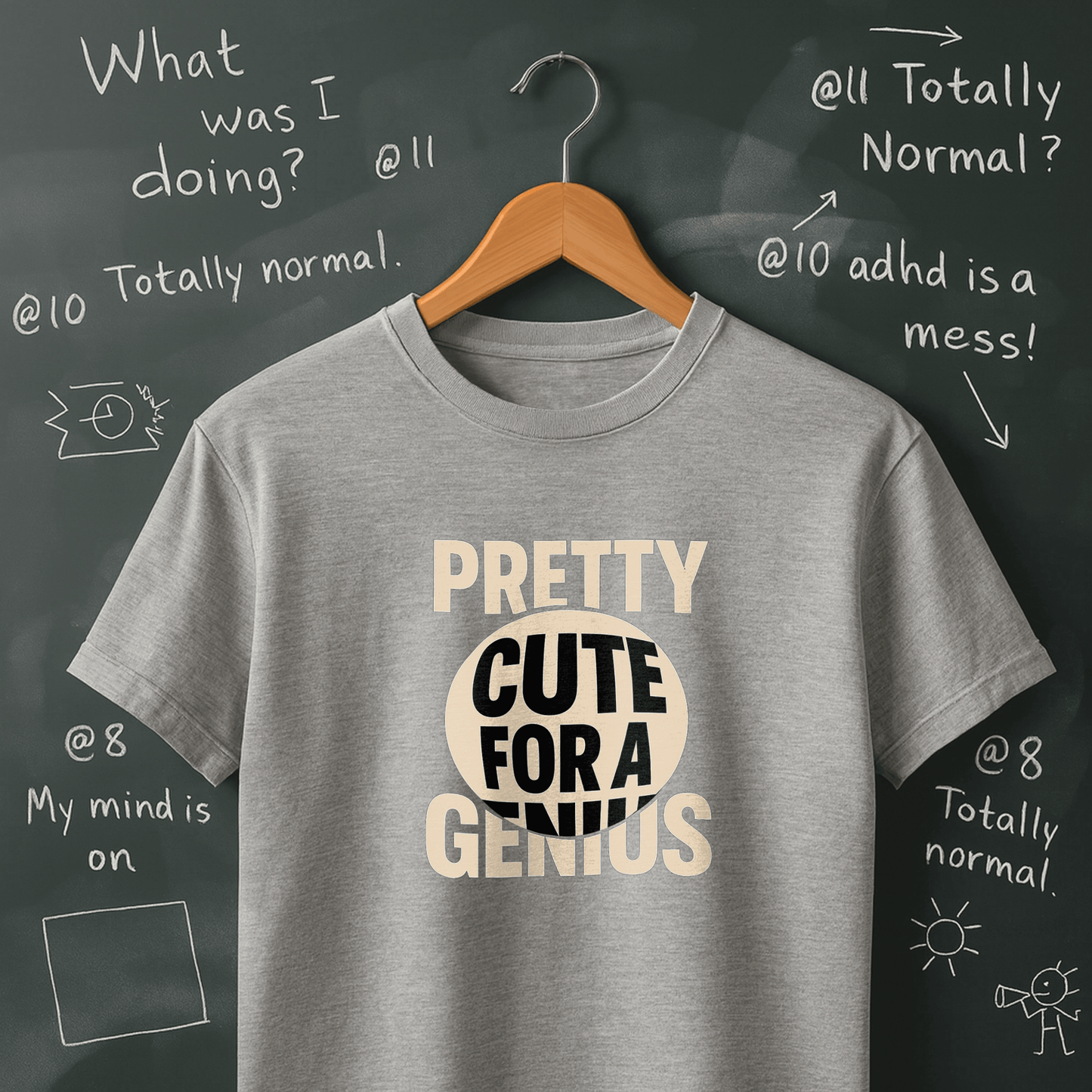 Pretty Cute for a Genius T-Shirt