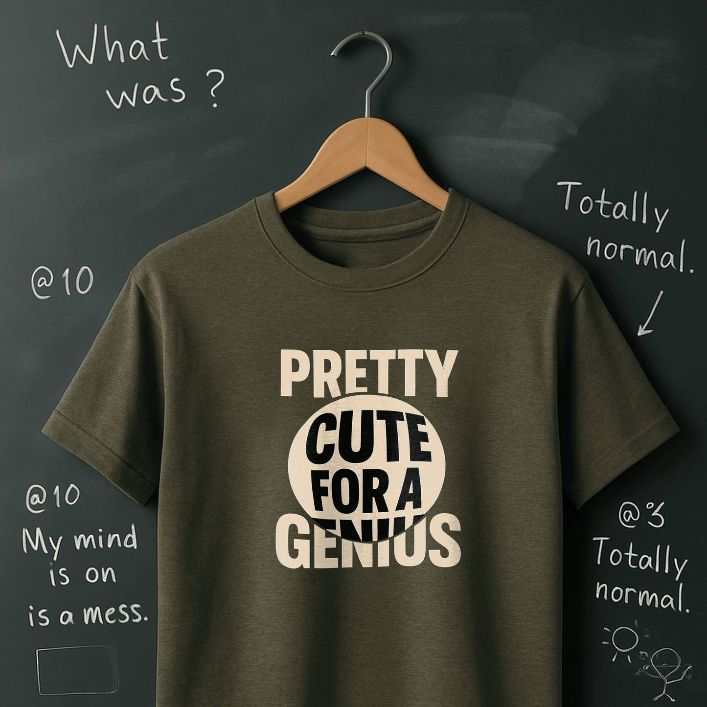 Pretty Cute for a Genius T-Shirt