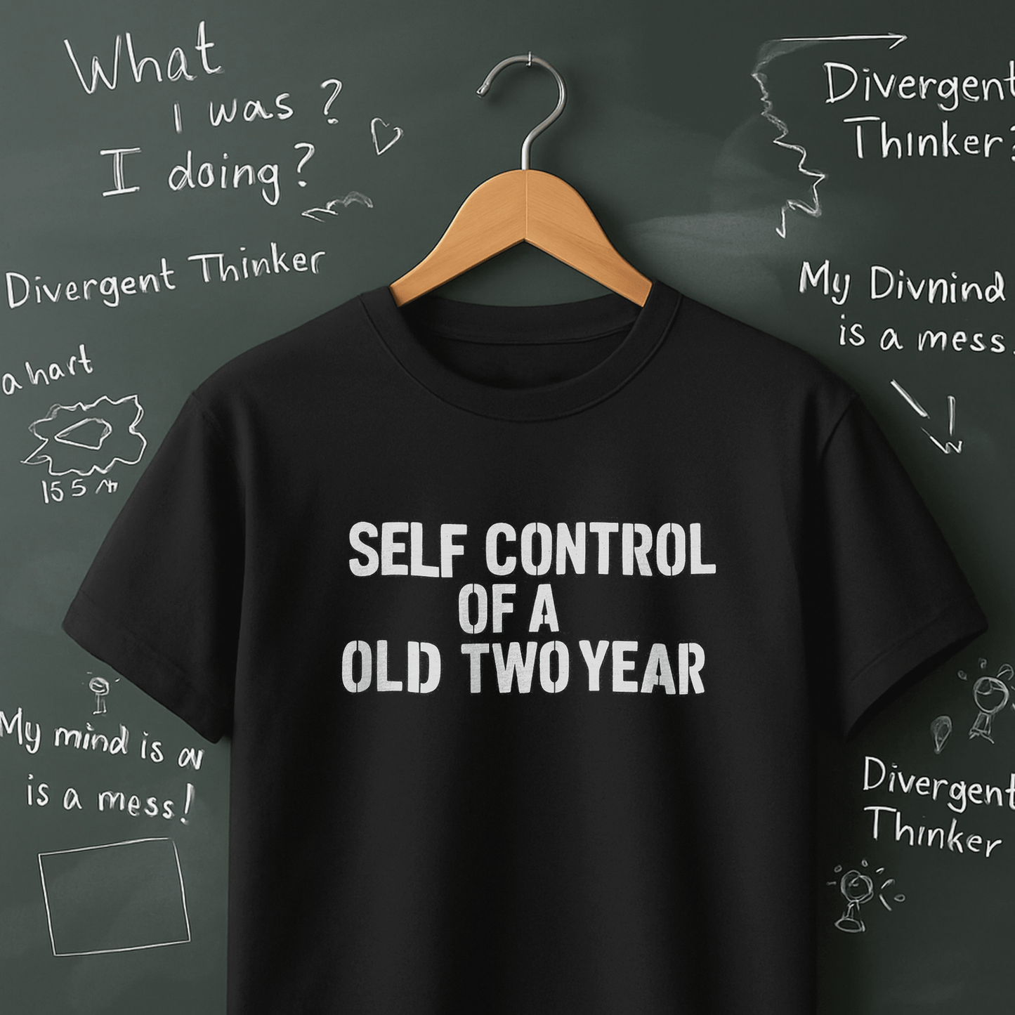 Self Control of a Two Year Old T-Shirt