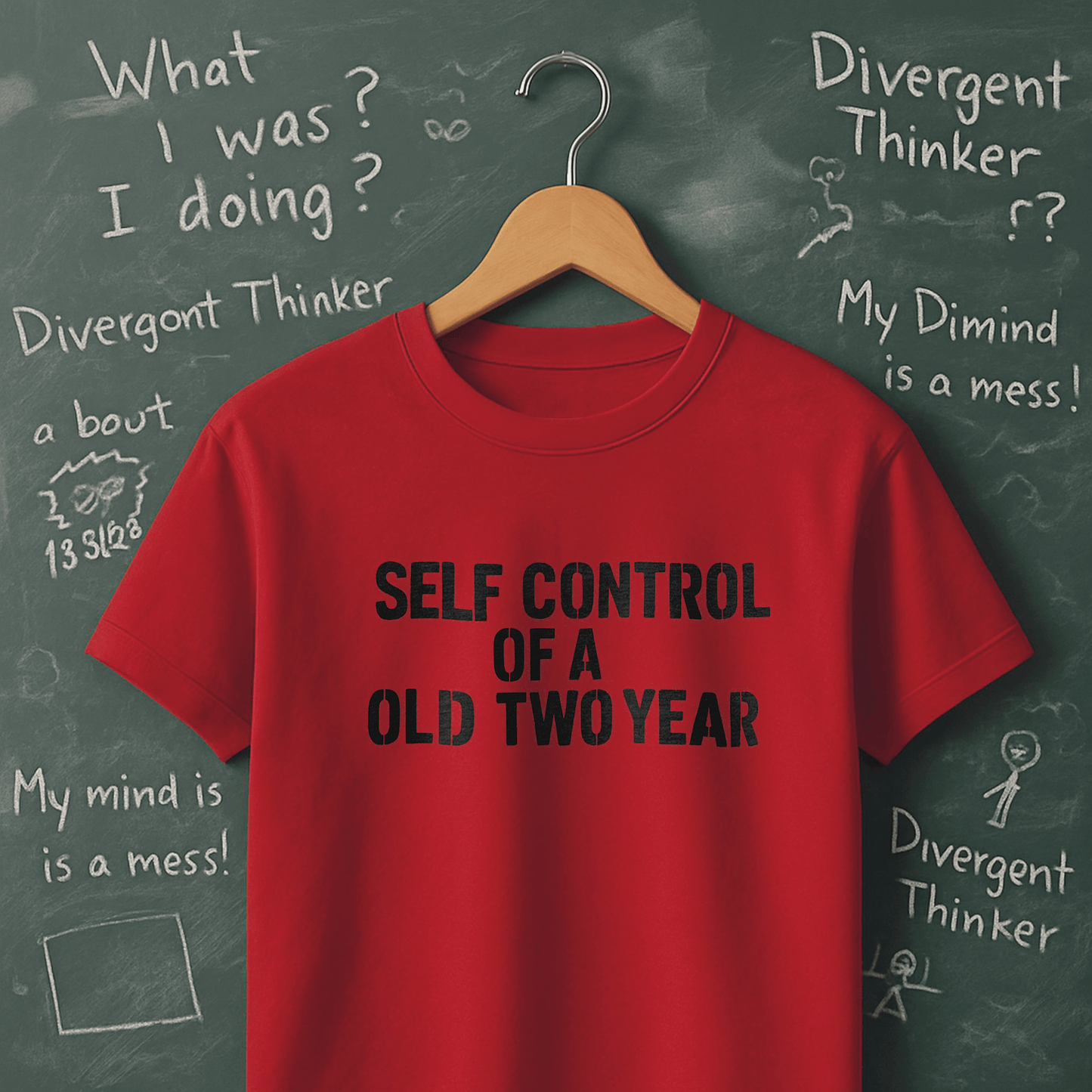 Self Control of a Two Year Old T-Shirt