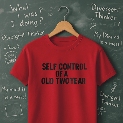 Self Control of a Two Year Old T-Shirt