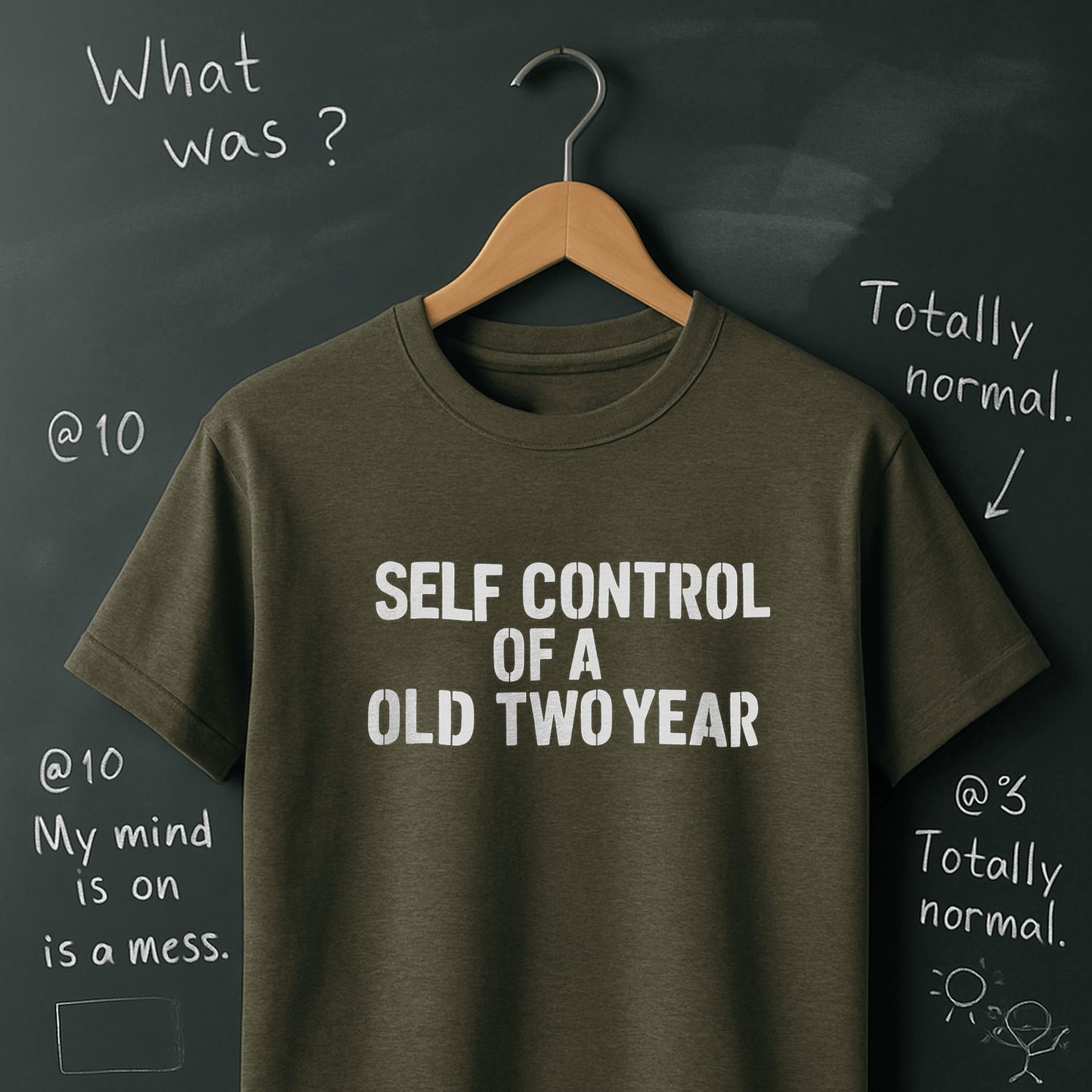 Self Control of a Two Year Old T-Shirt
