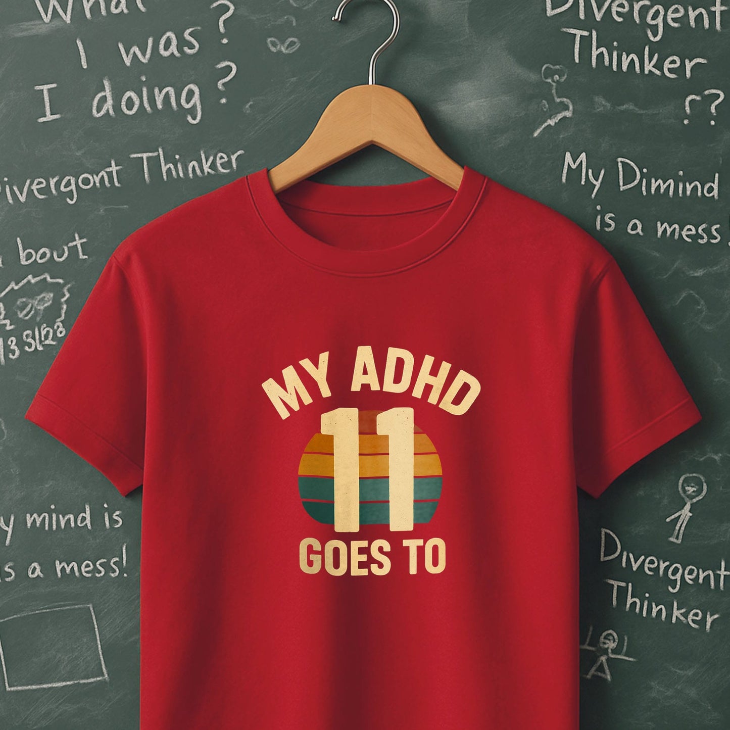 My ADHD Goes to 11 - T-Shirt