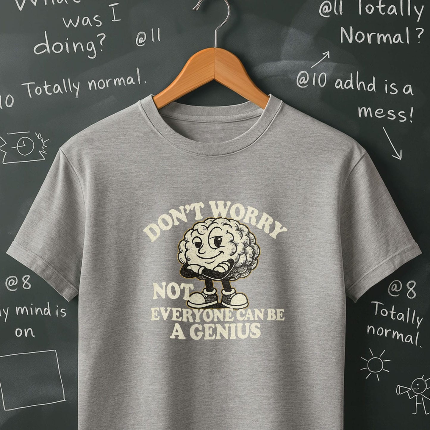 Don't Worry Not Everybody Can Be a Genius - T-Shirt