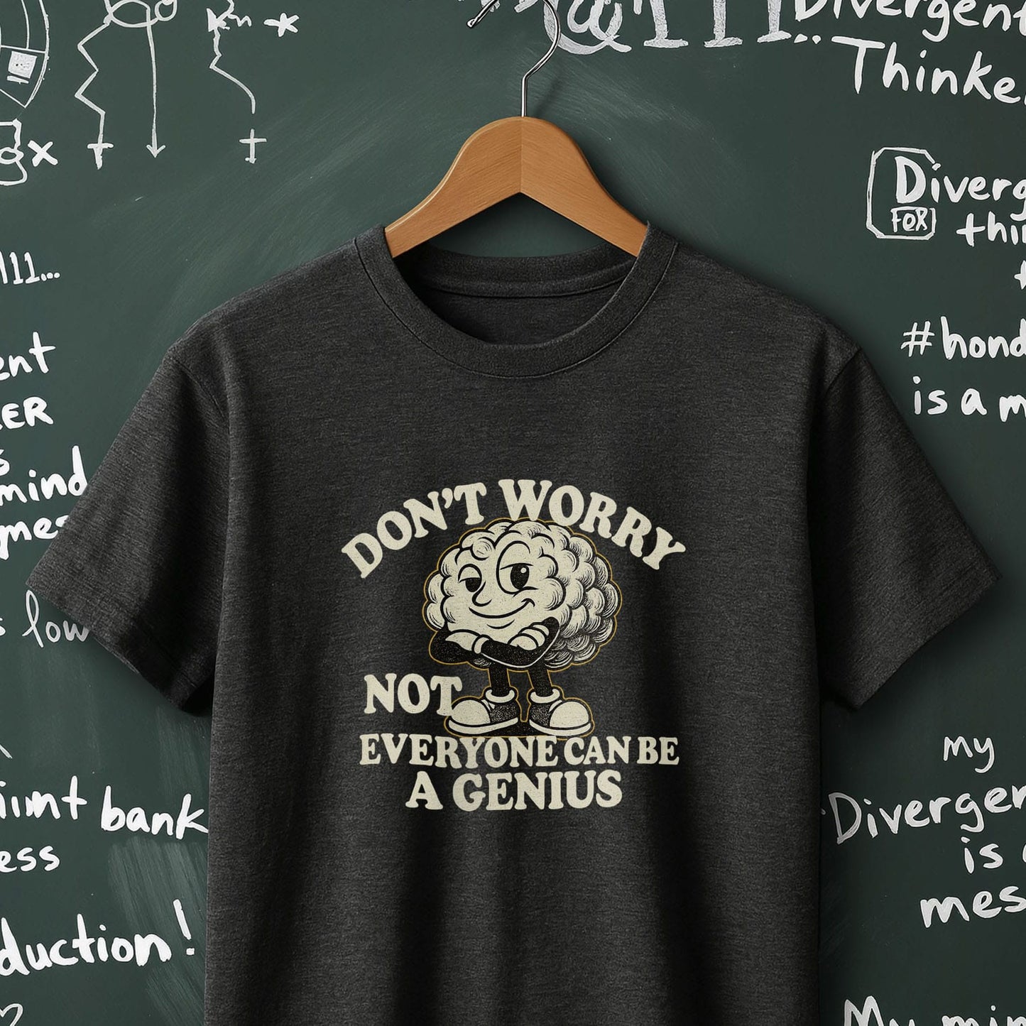 Don't Worry Not Everybody Can Be a Genius - T-Shirt