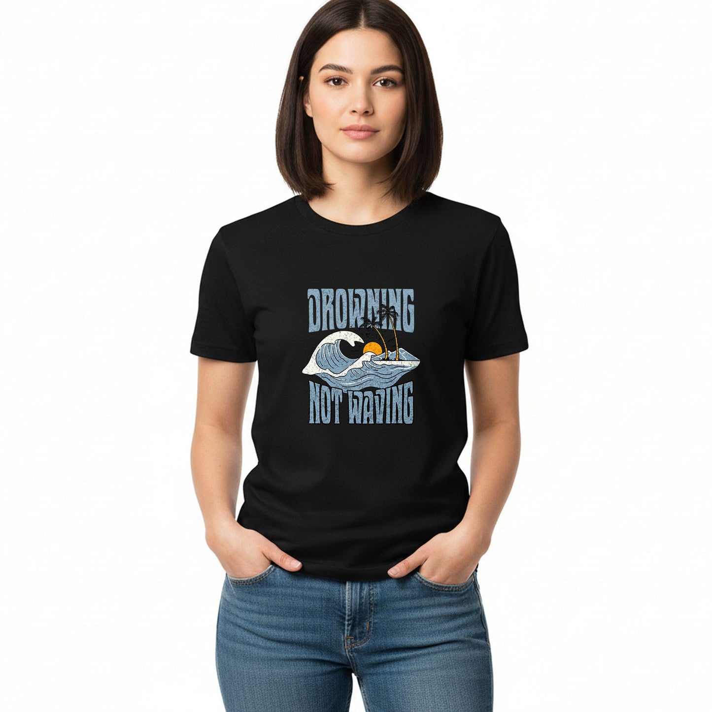 Drowning Not Waving - T-Shirt