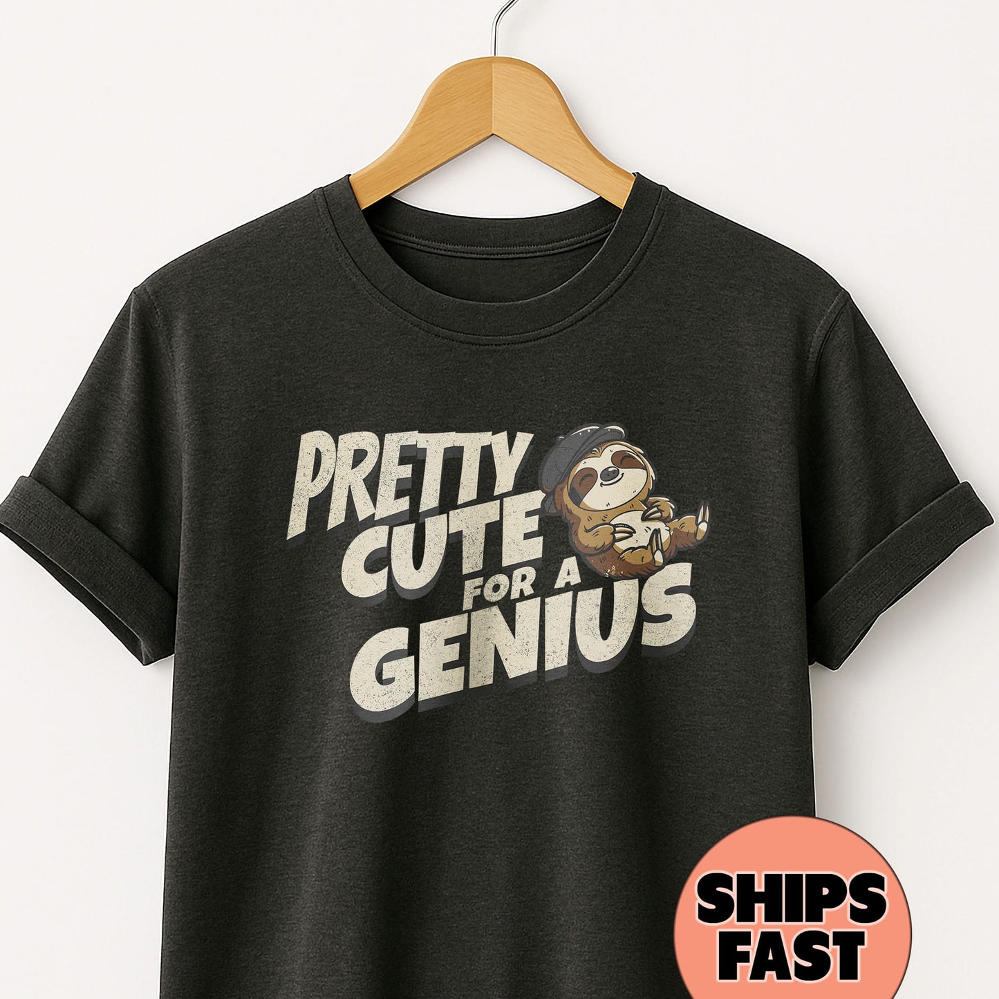 Pretty Cute for a Genius - T-Shirt