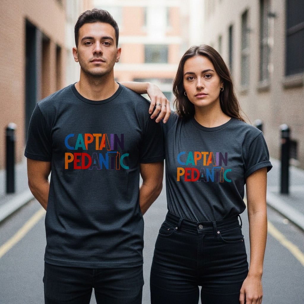 Captain Pedantic - T-Shirt