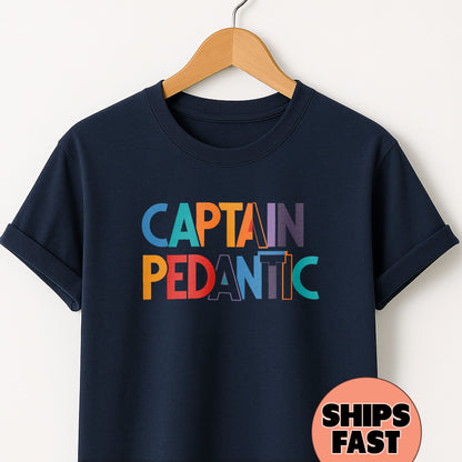 Captain Pedantic - T-Shirt