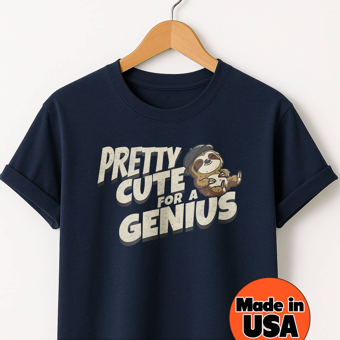 Pretty Cute for a Genius - T-Shirt