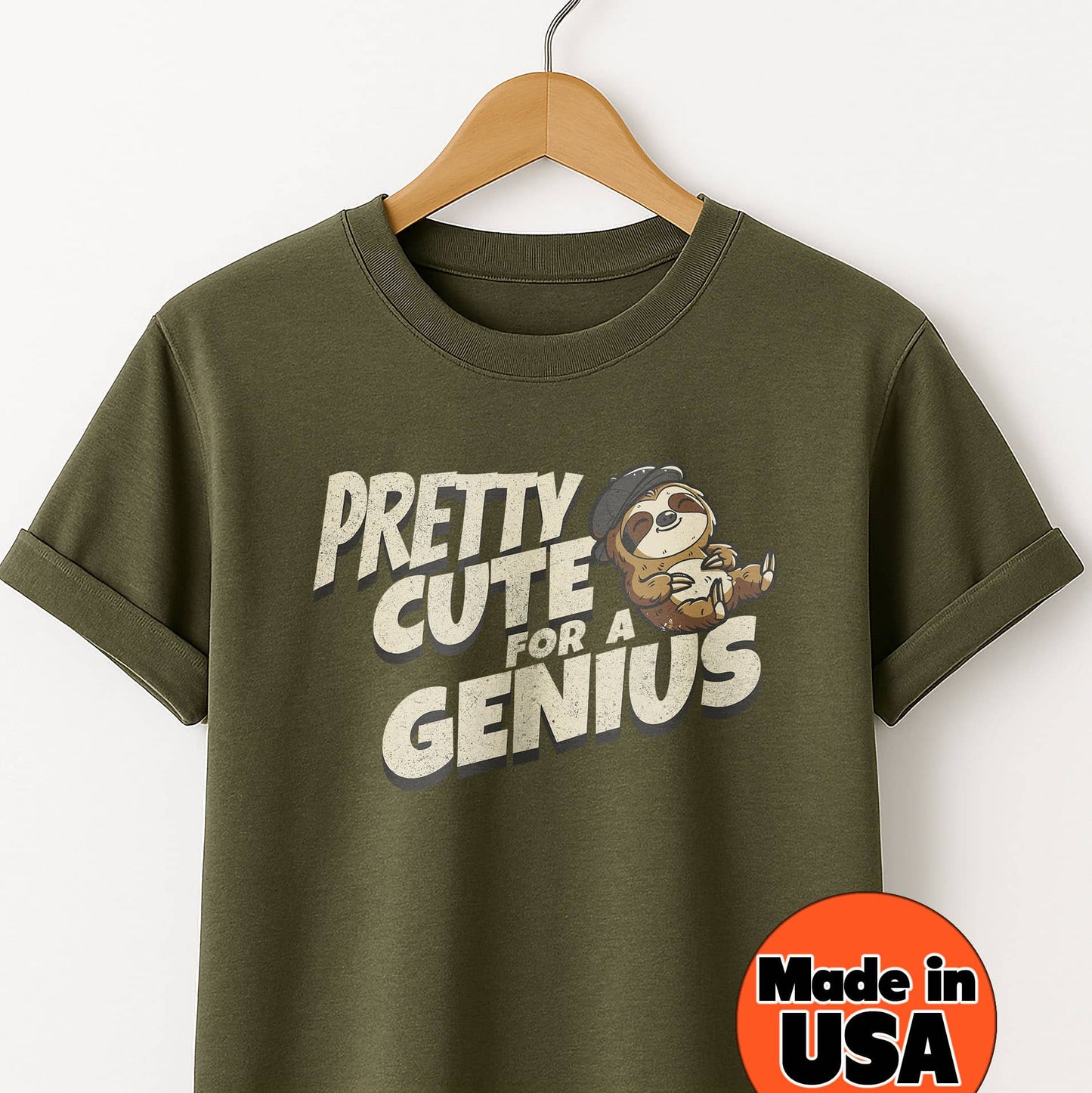 Pretty Cute for a Genius - T-Shirt