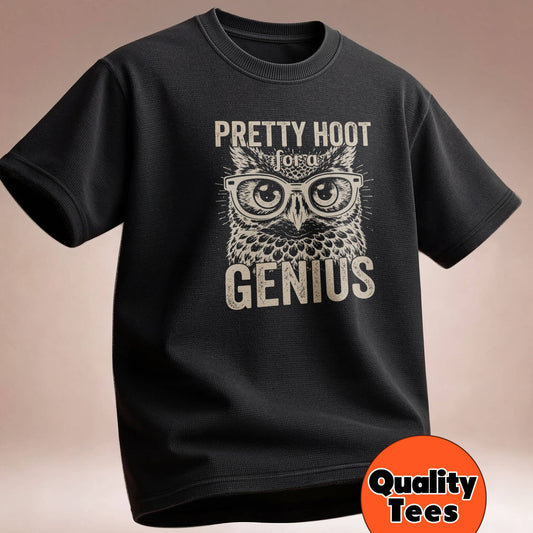 Pretty Hoot for a Genius Owl T-Shirt