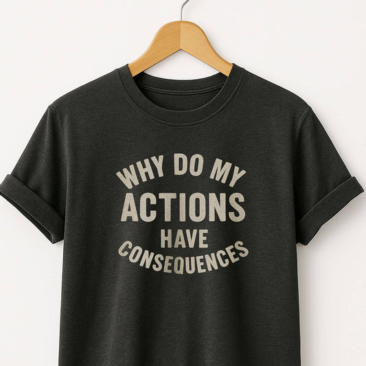 Why Do My ACTIONS Have CONSEQUENCES - T-Shirt