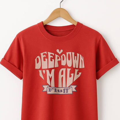 Deep Down I'm All Fluff  - T-Shirt