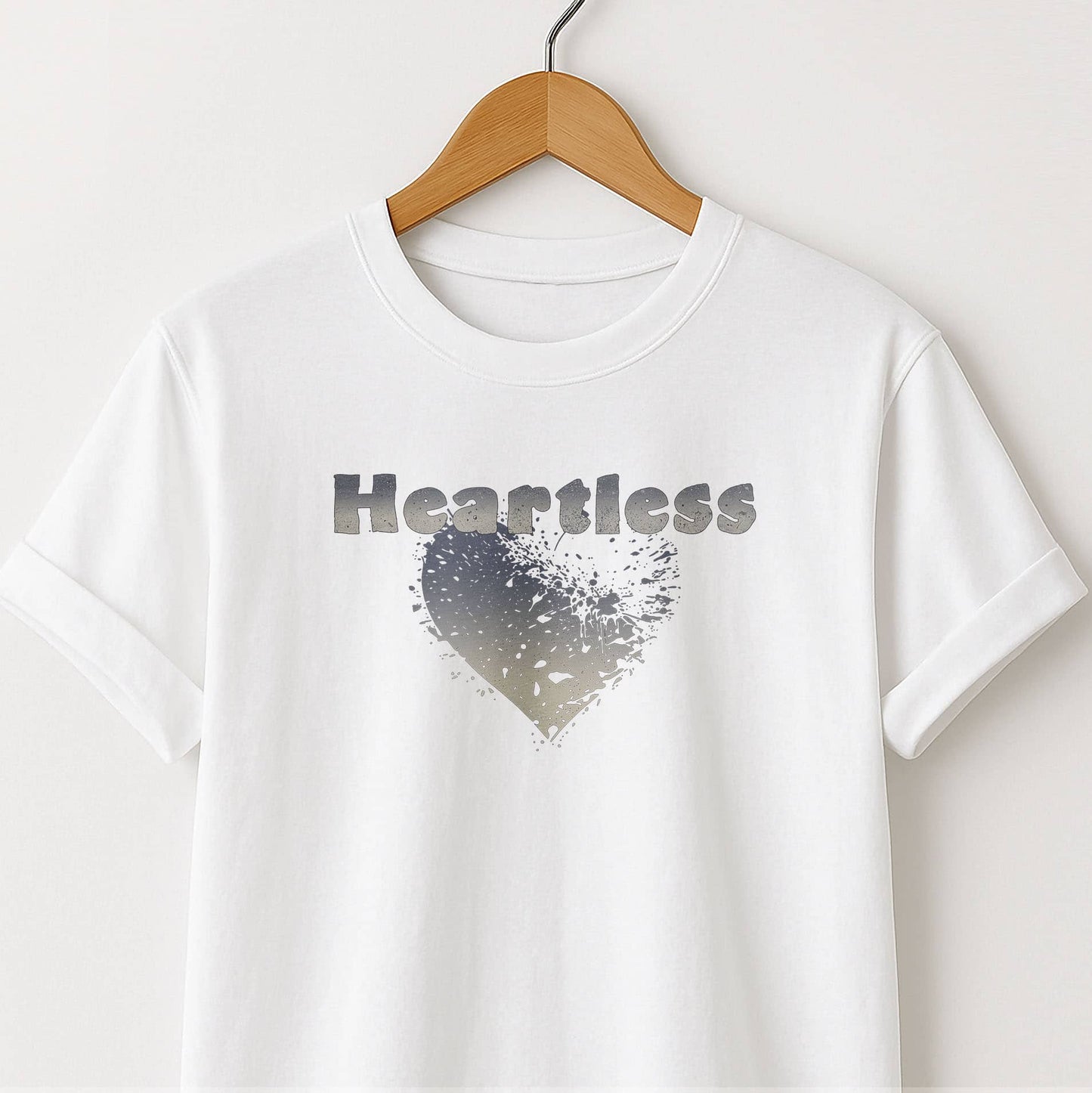 Heartless Graphic T-Shirt — Edgy Streetwear Tee