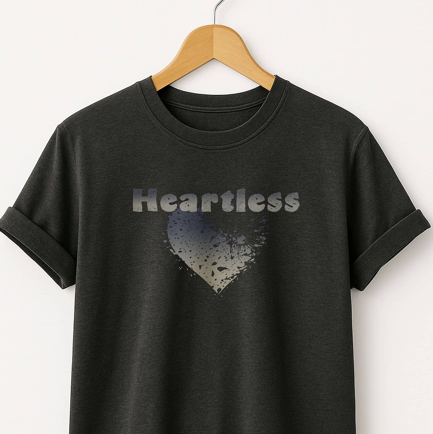 Heartless Graphic T-Shirt — Edgy Streetwear Tee