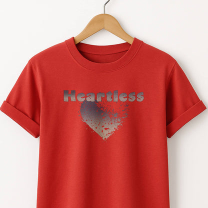 Heartless Graphic T-Shirt — Edgy Streetwear Tee