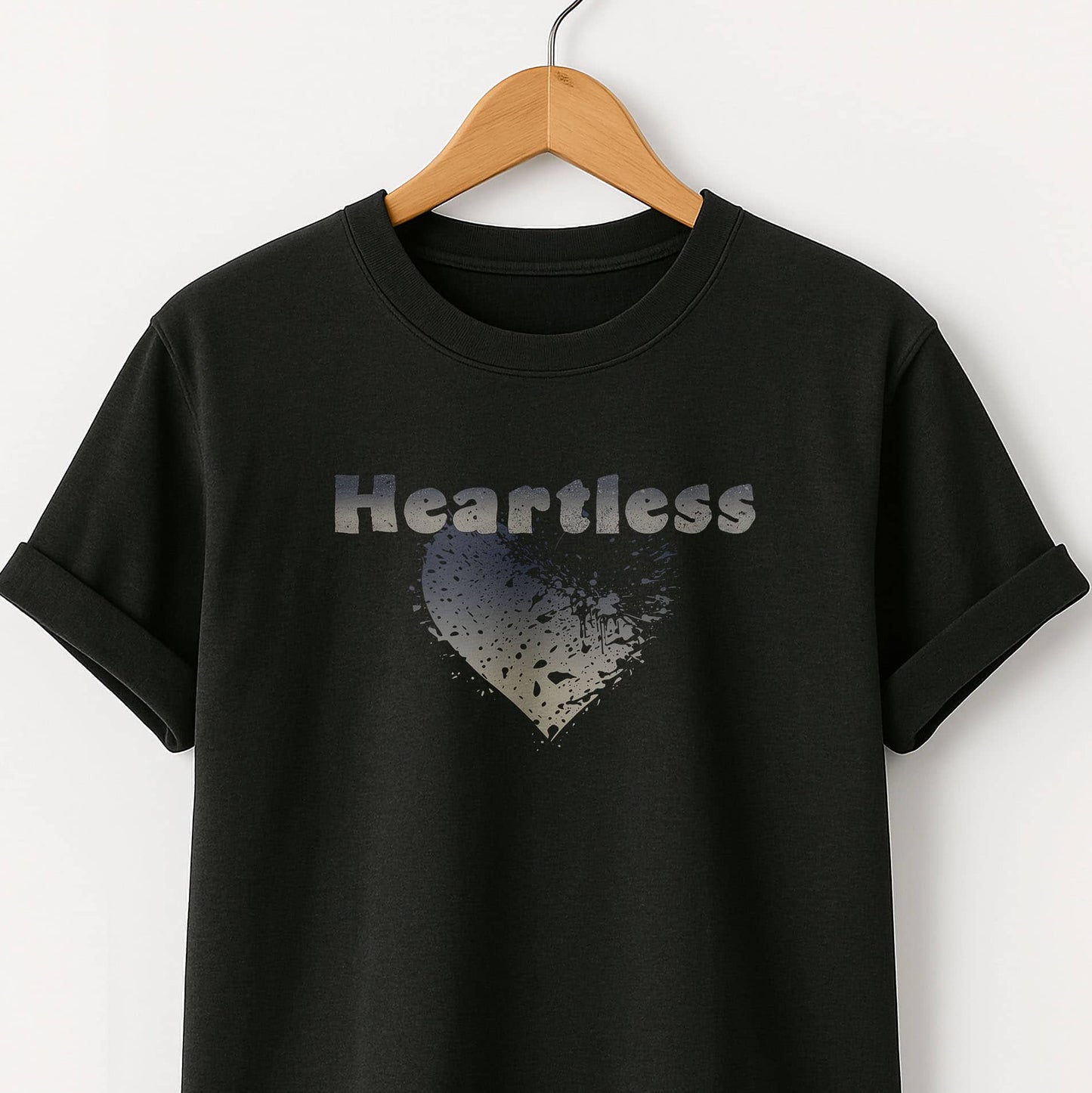 Heartless Graphic T-Shirt — Edgy Streetwear Tee
