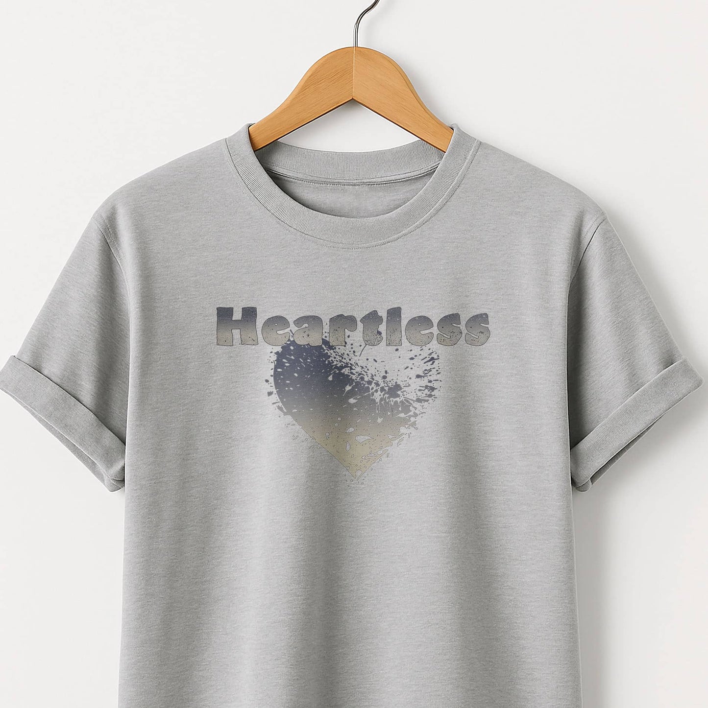 Heartless Graphic T-Shirt — Edgy Streetwear Tee