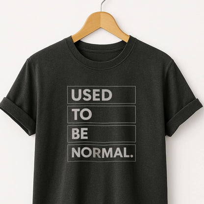 Used to be Normal T-Shirt — Humor Graphic Tee
