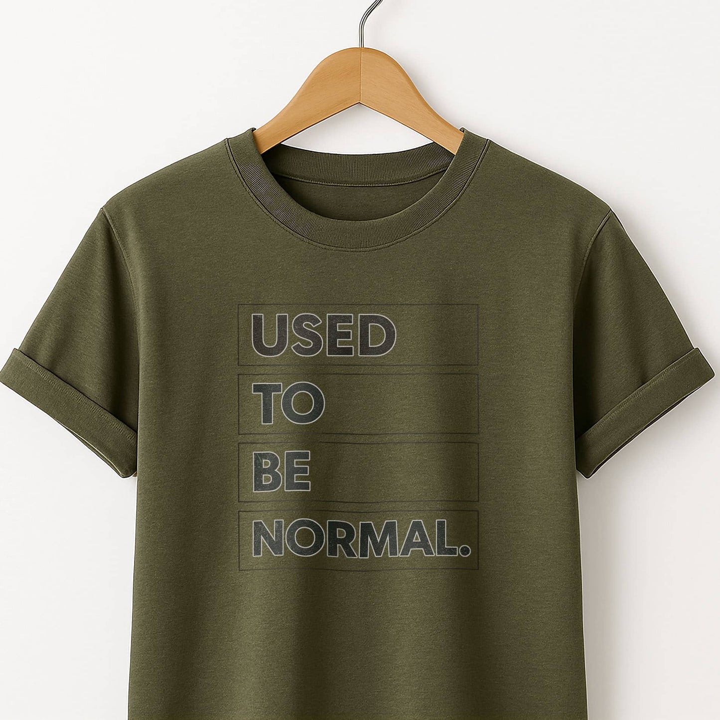Used to be Normal T-Shirt — Humor Graphic Tee