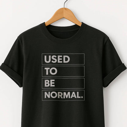 Used to be Normal T-Shirt — Humor Graphic Tee
