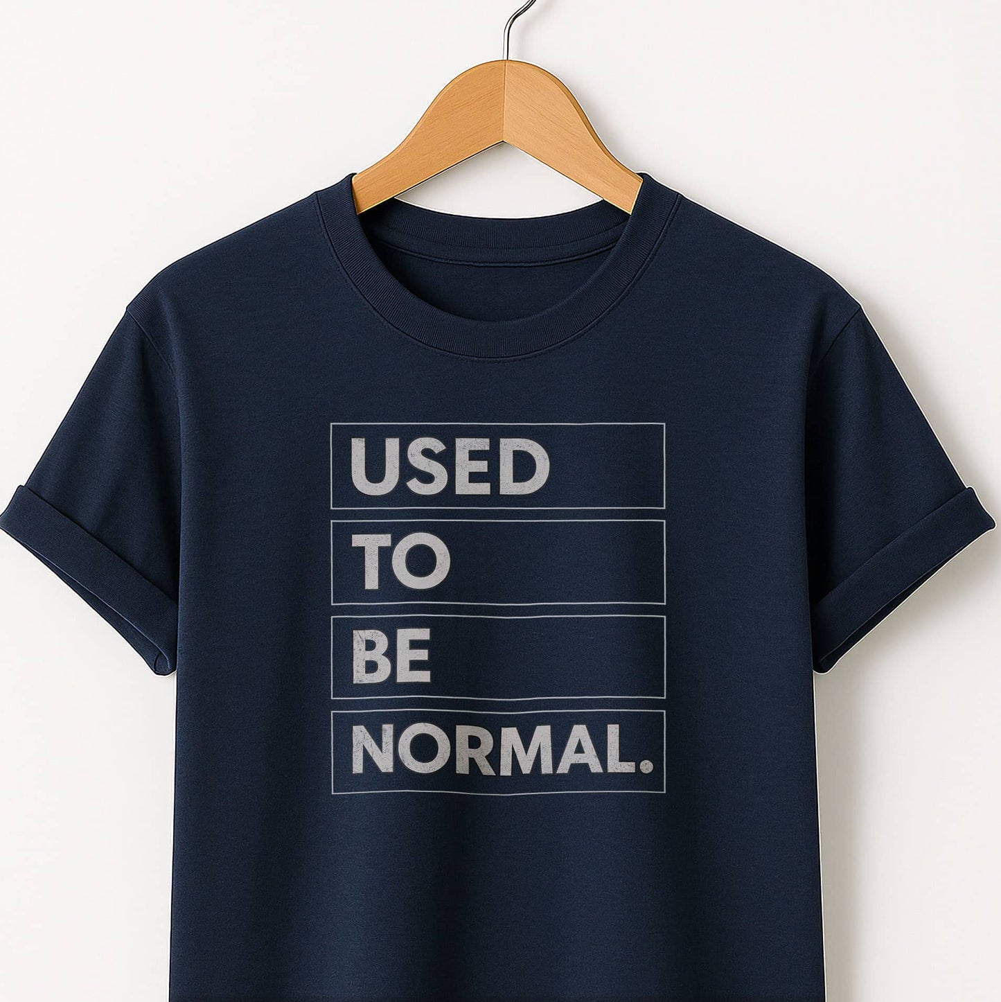 Used to be Normal T-Shirt — Humor Graphic Tee