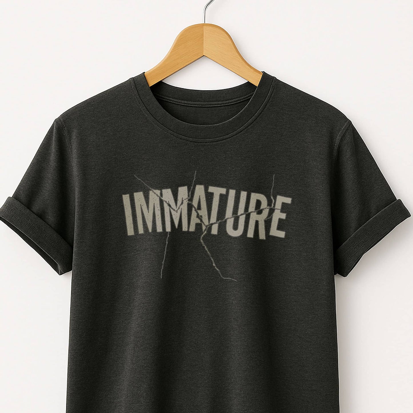 Immature Graphic T-Shirt — Self-Deprecating Funny Tee