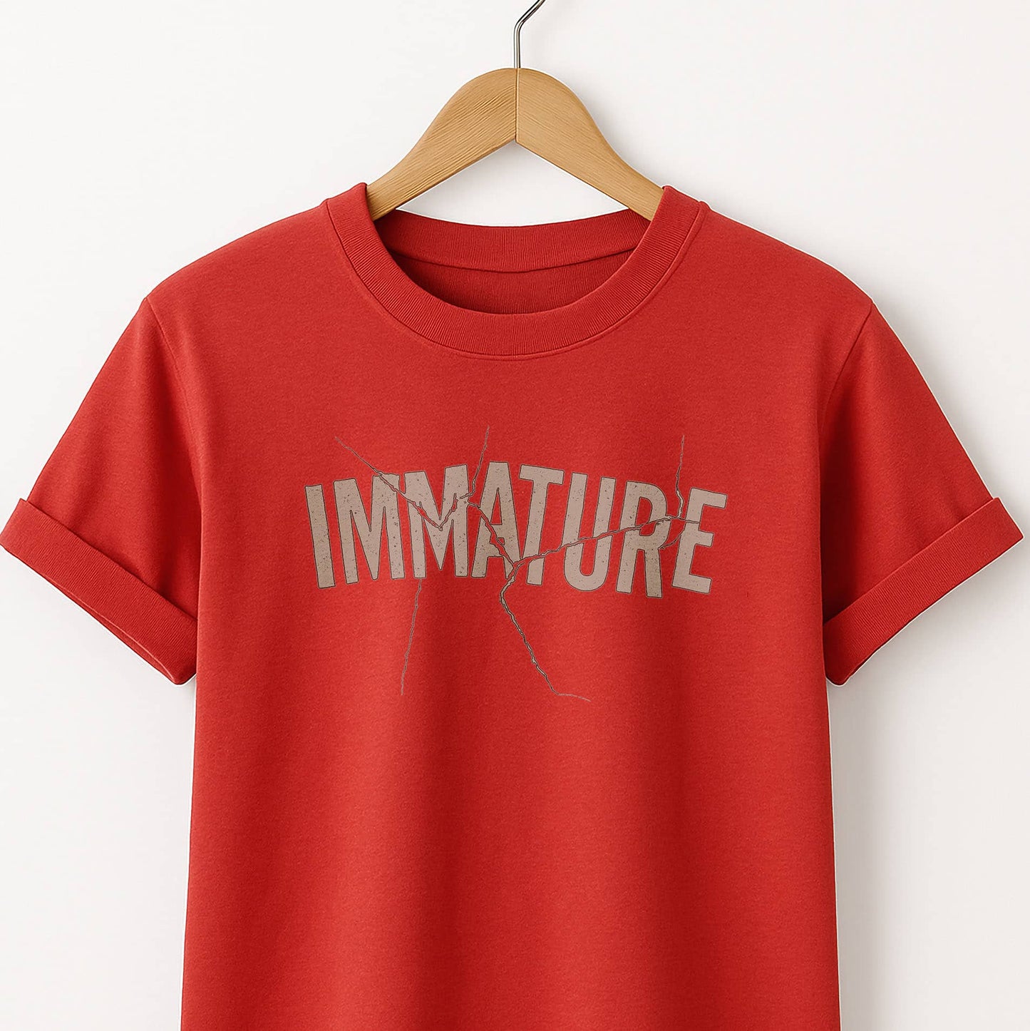 Immature Graphic T-Shirt — Self-Deprecating Funny Tee