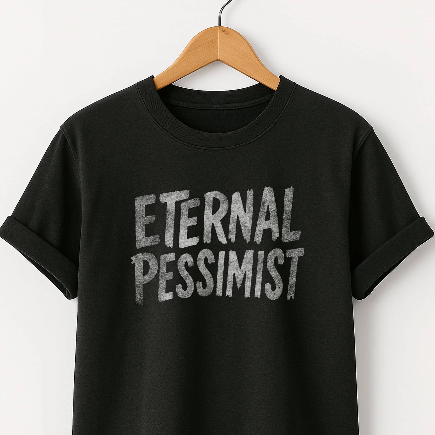 Eternal Pessimist T-Shirt — Dark Humor Graphic Tee