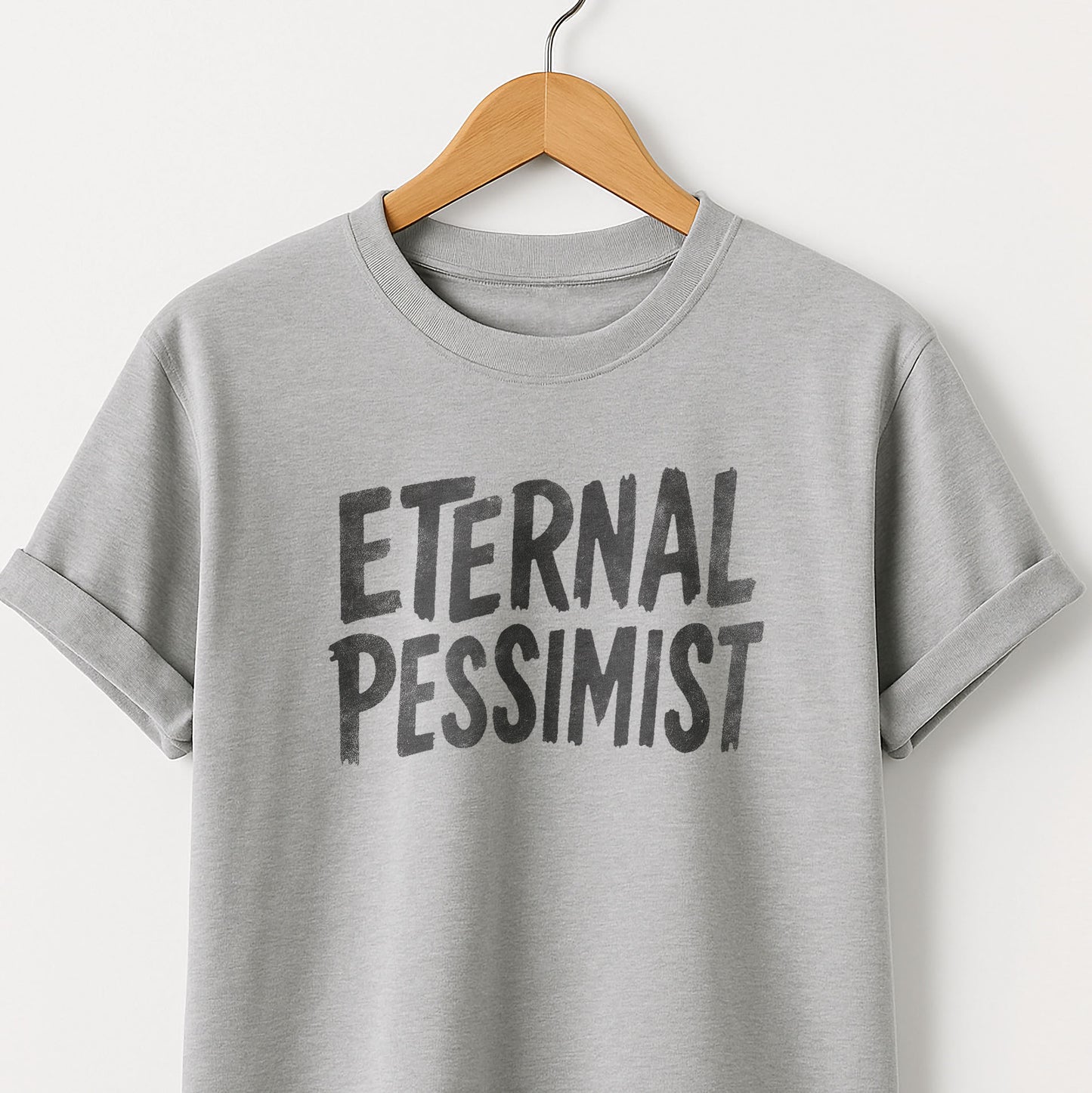Eternal Pessimist T-Shirt — Dark Humor Graphic Tee