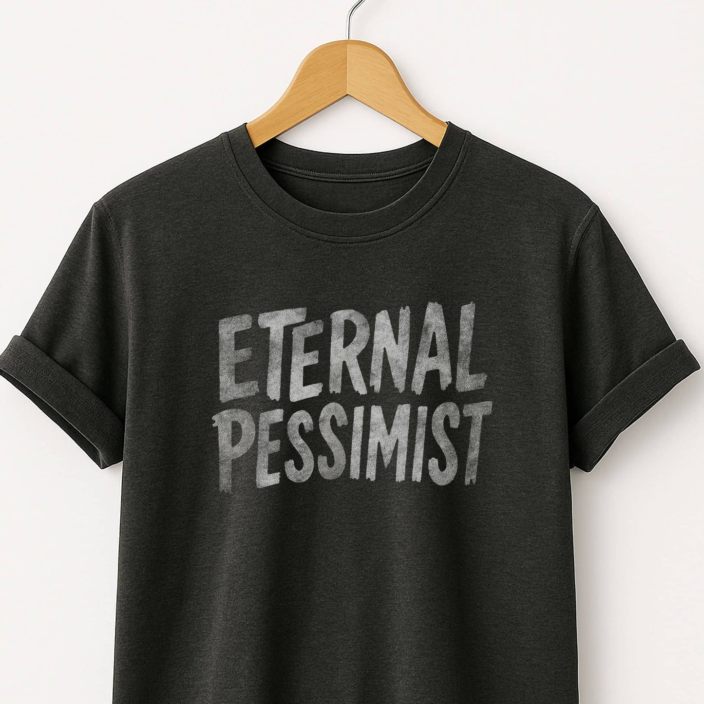 Eternal Pessimist T-Shirt — Dark Humor Graphic Tee